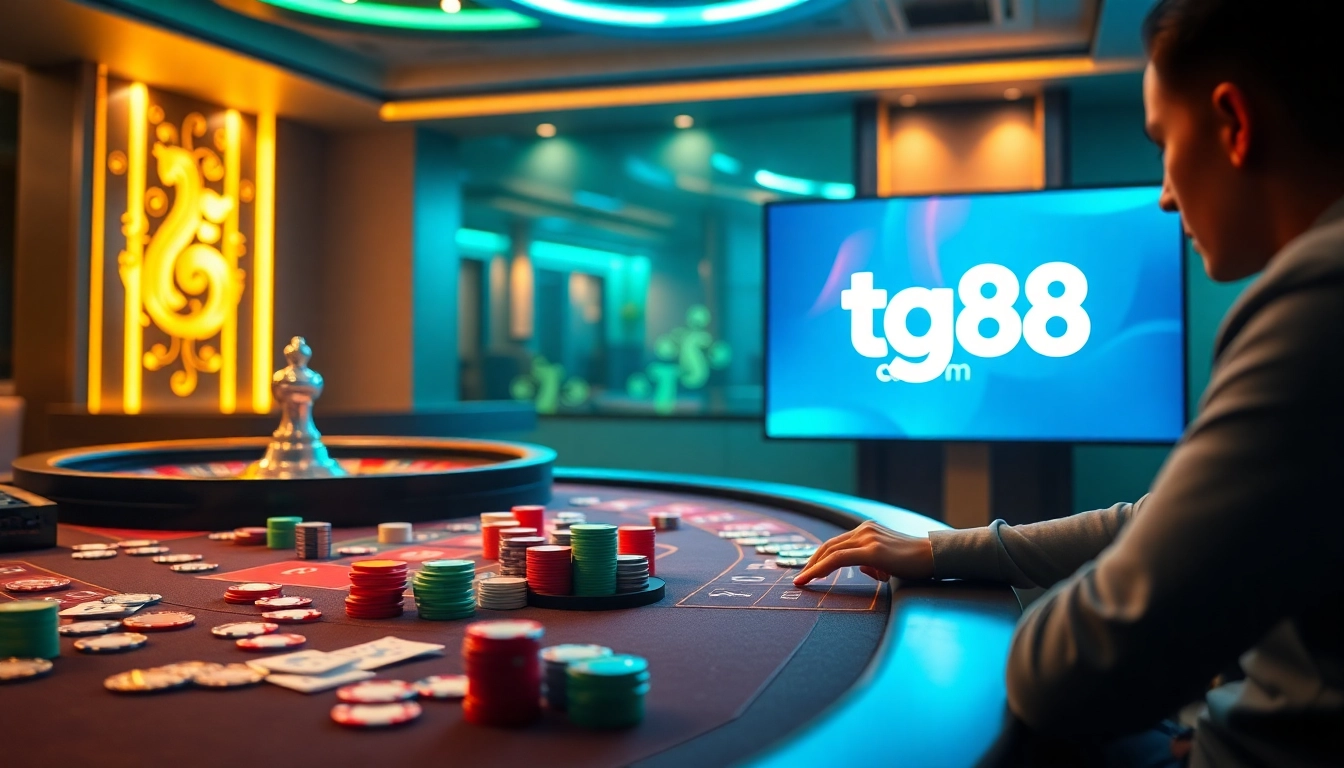 Experience the excitement of tg88 com with vibrant casino tables and thrilling online gaming.