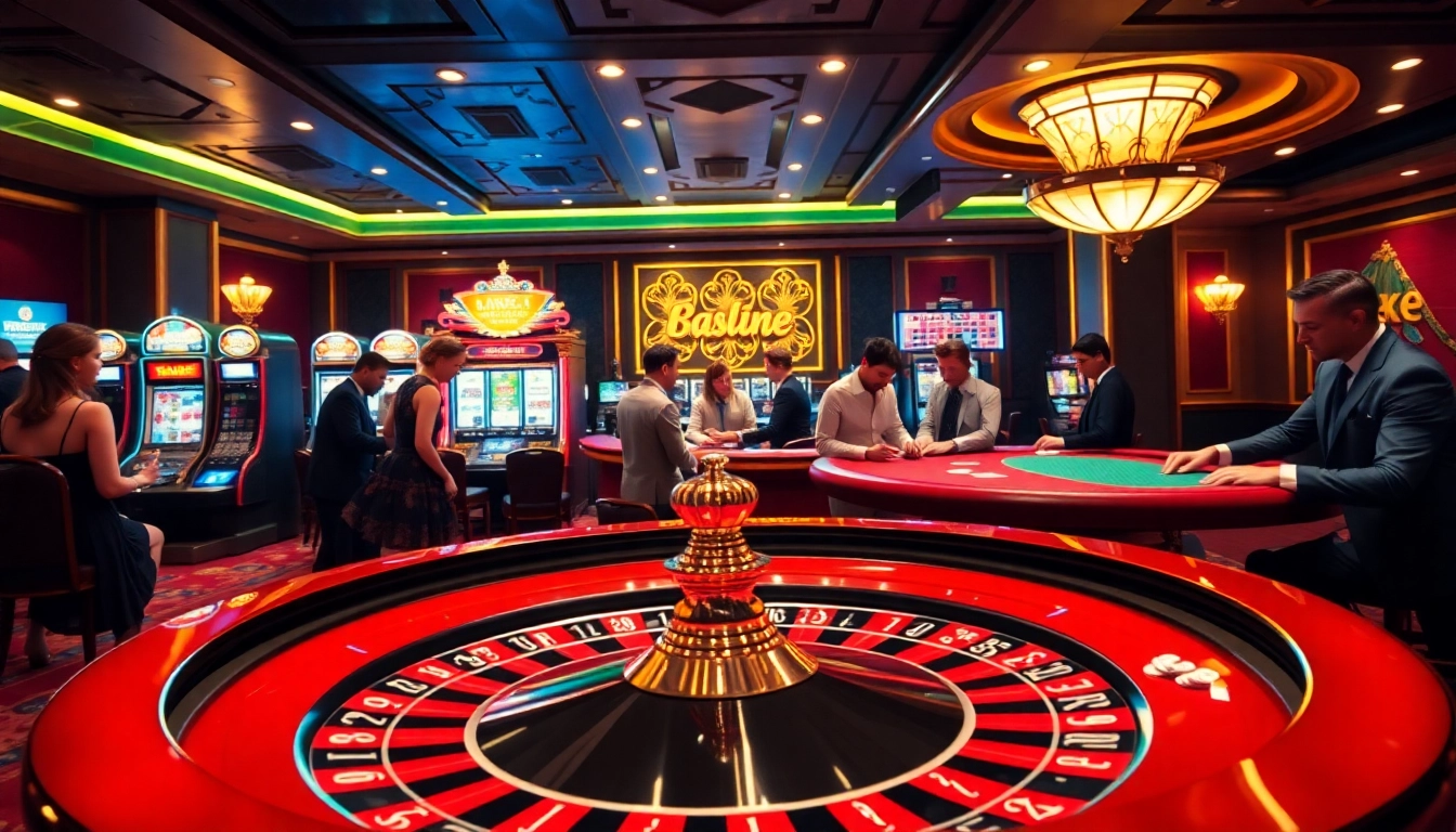Players enjoying a thrilling roulette experience at https://58win.cafe/ with vibrant casino elements.