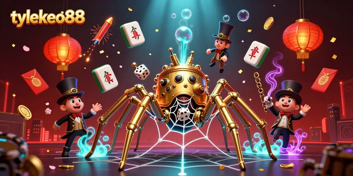 Engage with tylekeo88 in an exciting steampunk illustration filled with dynamic gambling elements.