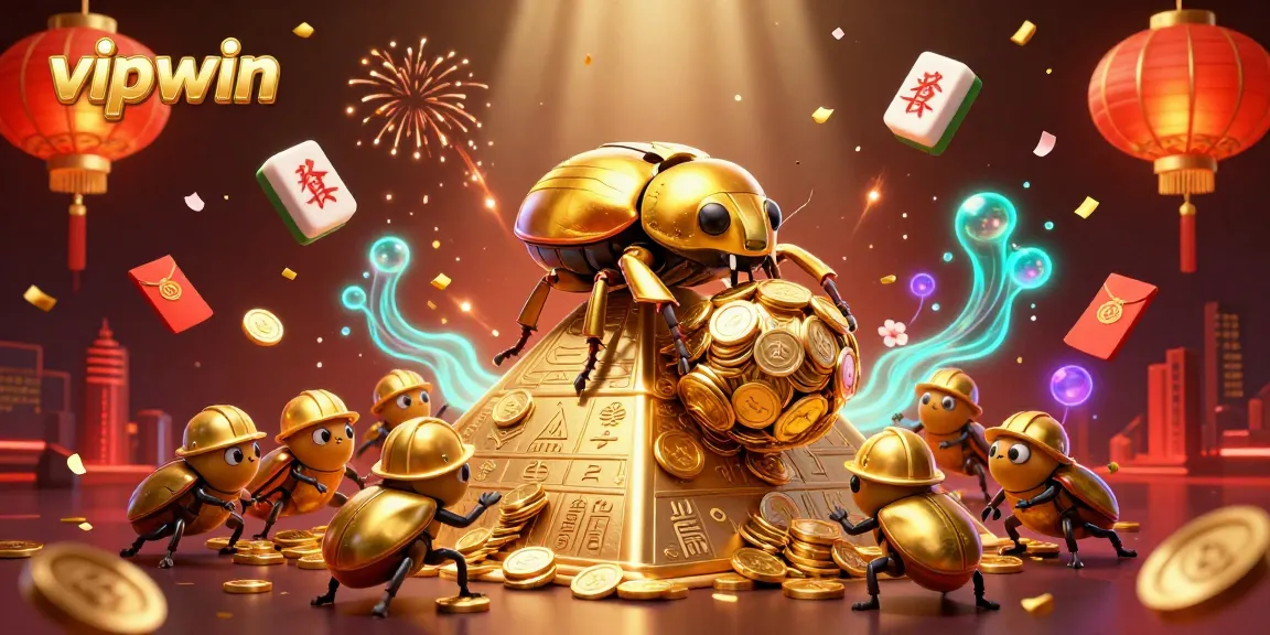 Experience thrilling gaming adventures at vipwin with vibrant casino elements and animated characters.