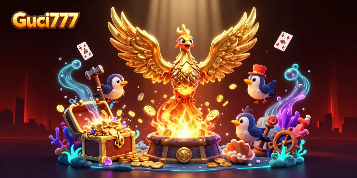 Memenangkan jackpot Guci777 dengan grafis menakjubkan dan elemen permainan casino yang kaya.
