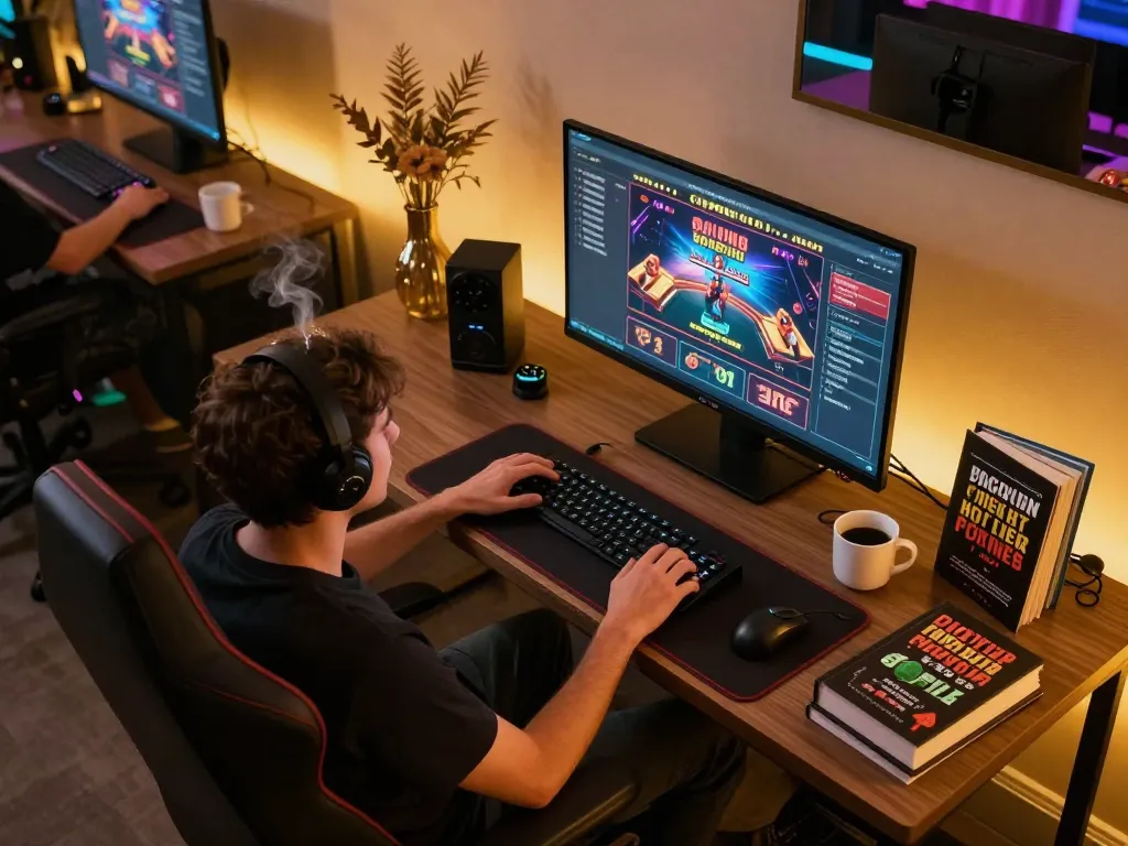 Engaging in online gaming at OK365 with advanced interface showcasing strategic betting.