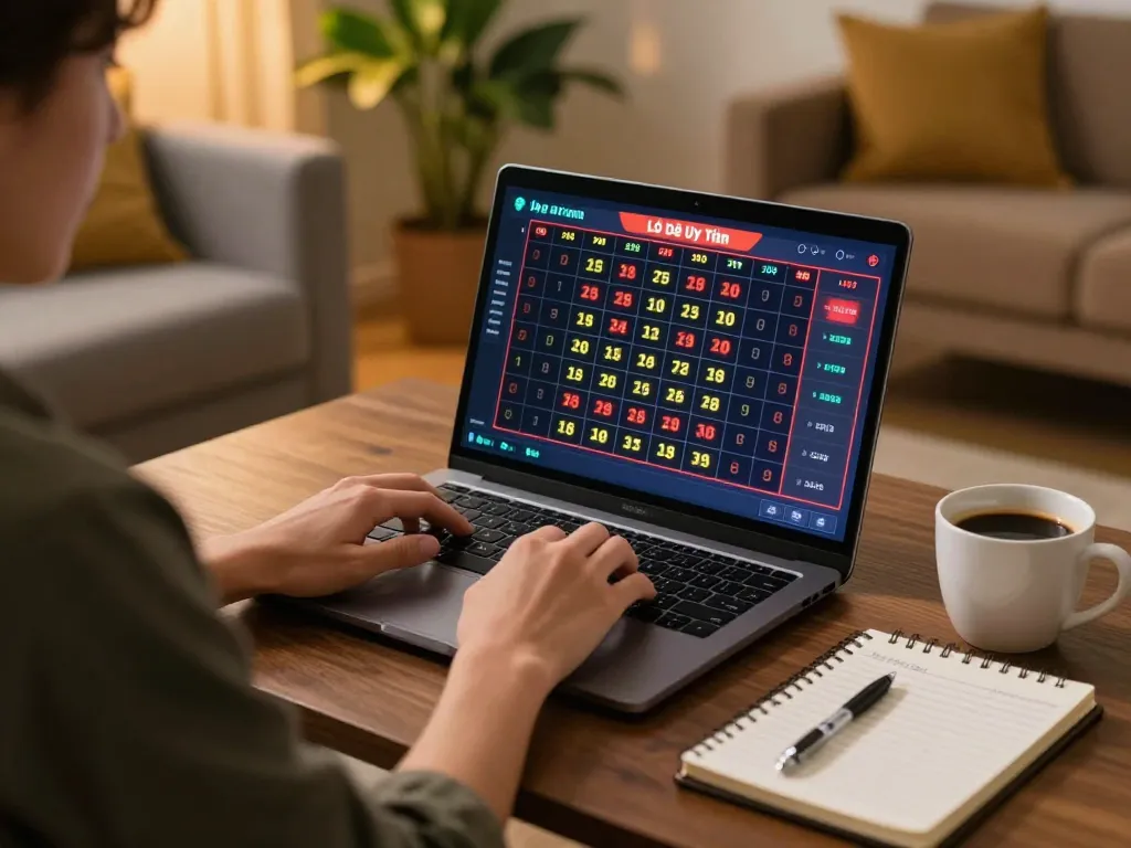 Lô Đề Uy Tín players strategizing online with a cozy home setup during gameplay