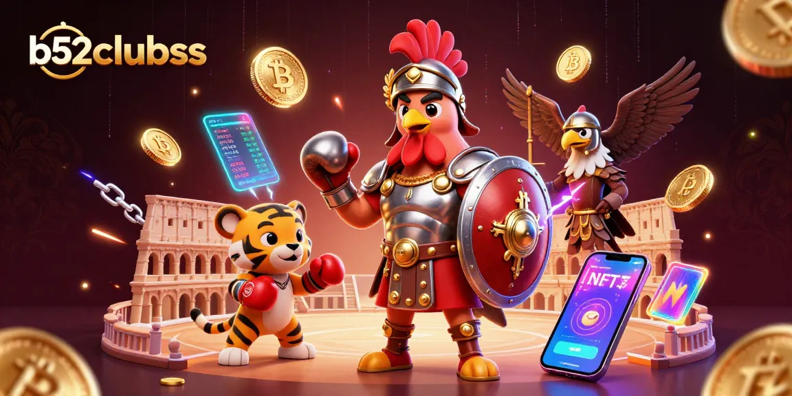 Experience the thrilling world of b52clubss with vibrant, dynamic 3D casino elements at play.