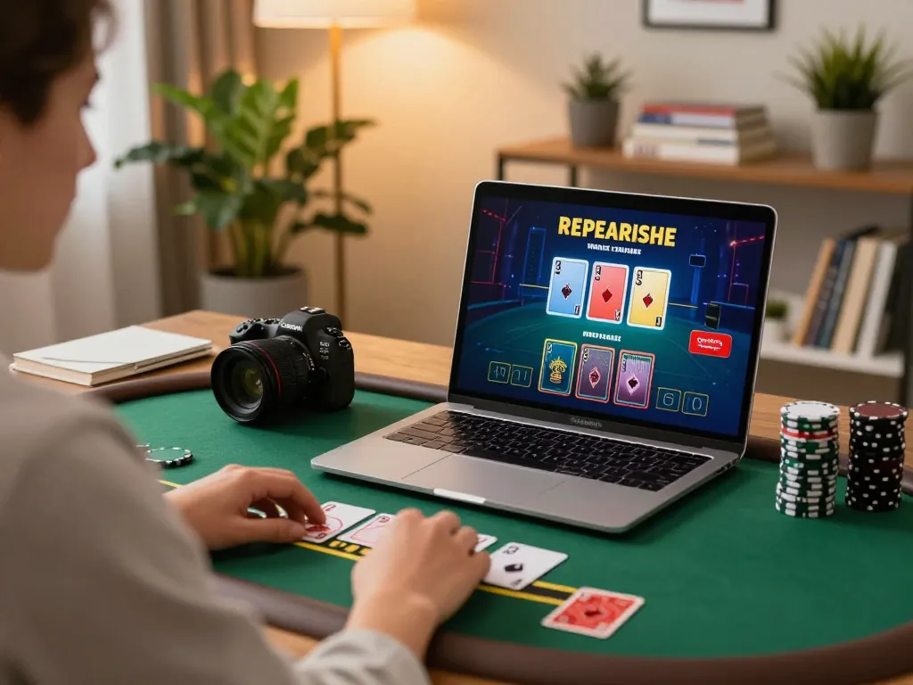 Experience live dealer blackjack on river4 while enjoying a cozy home setup