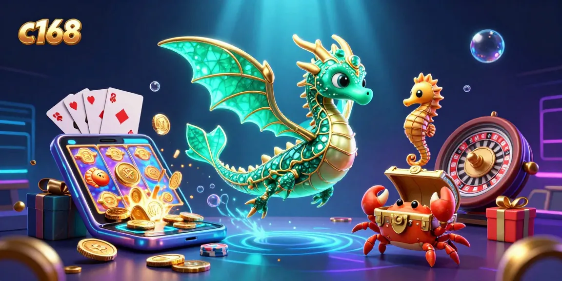 Spin and win big with c168's vibrant underwater casino adventure featuring luxury games.