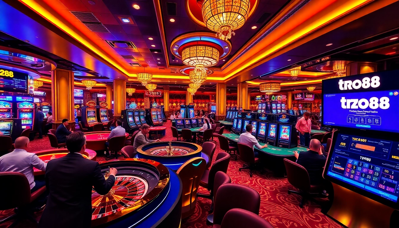Experience the excitement of tr88 with lively casino games and vibrant gambling action.