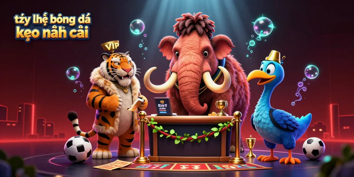 Bet on sports with tỷ lệ bóng đá kèo nhà cái shown in a vibrant casino scene.