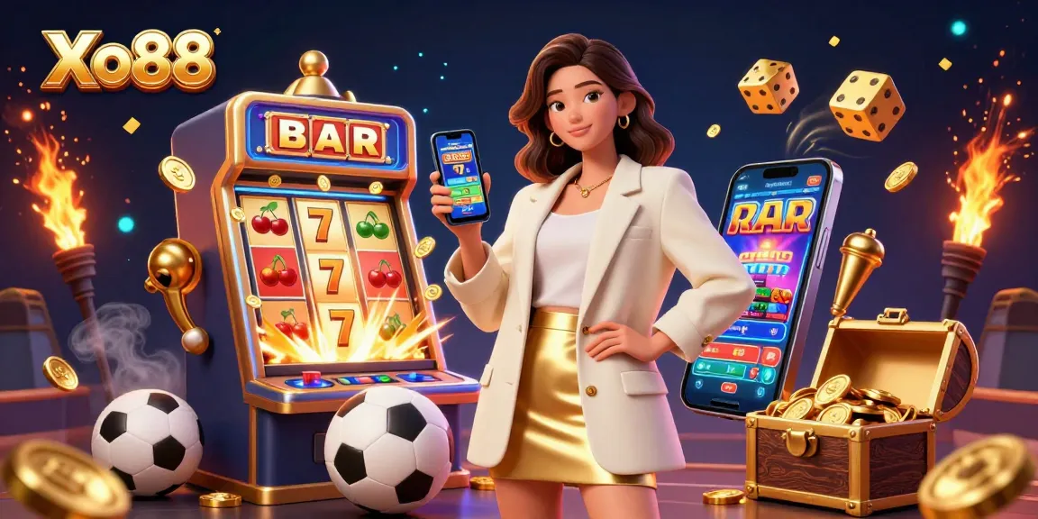 Xo88 players engage with a vibrant online betting experience showcasing a rich casino atmosphere.