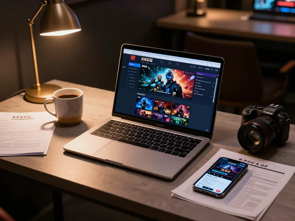 Engaging online gaming scene with XXGG displayed on a laptop, showcasing a strategic approach to casino play.