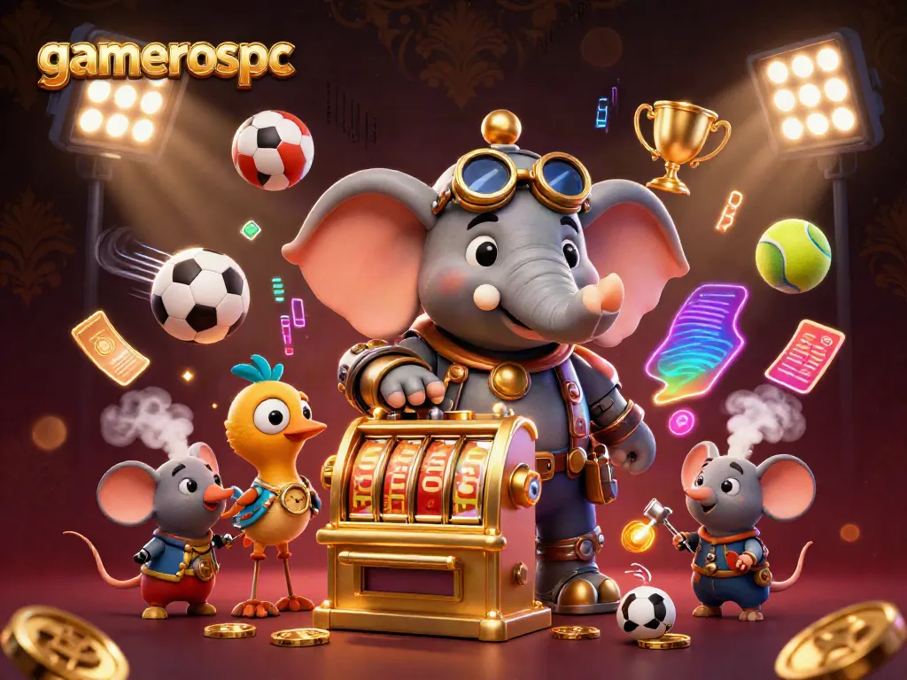 Experience exciting gaming with the steampunk elephant celebrating slots at gamerospc.