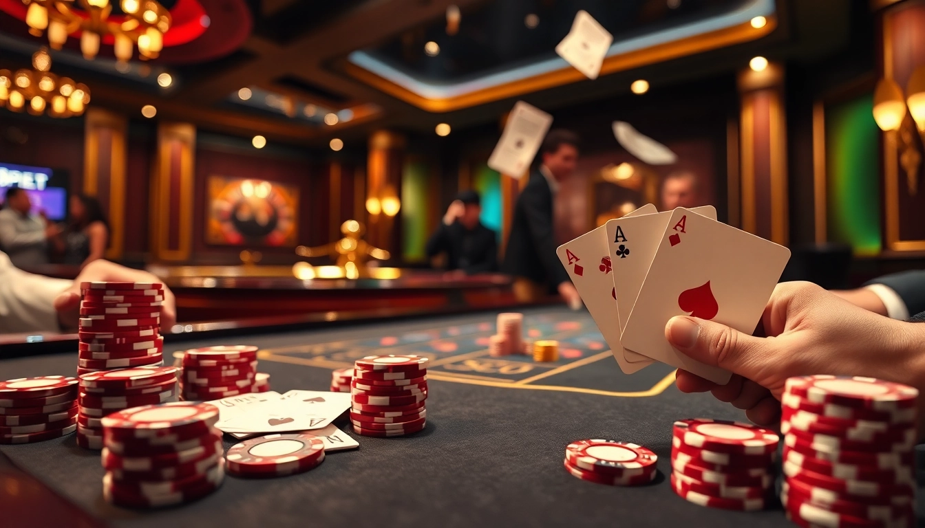 Experience thrilling gameplay at f8bet.io with vibrant casino tables and winning poker hands.