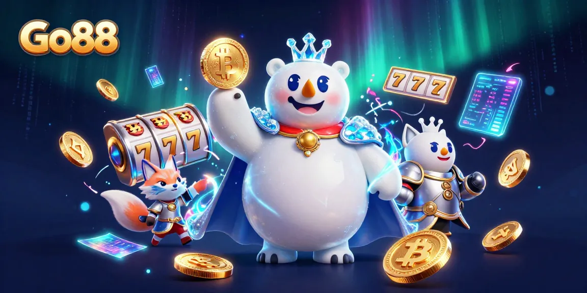 Play at Go88 and experience colorful slot reels, jackpot excitement, and thrilling gaming elements.