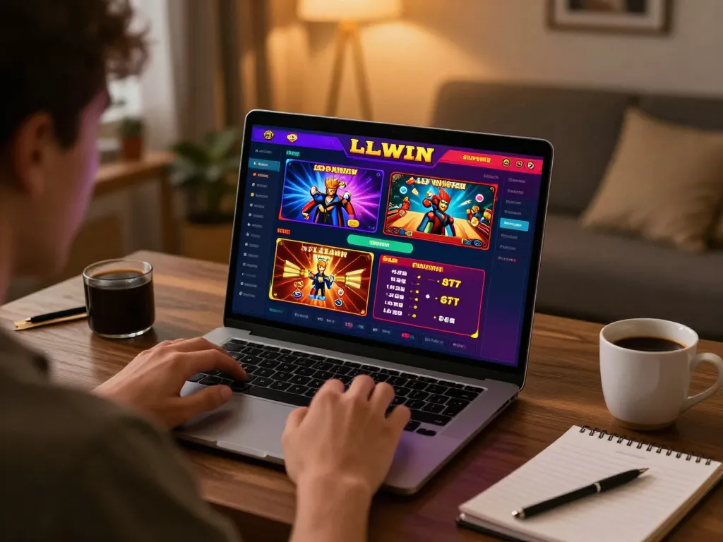 Engaging with LLWIN gaming interface while enjoying responsible online casino entertainment