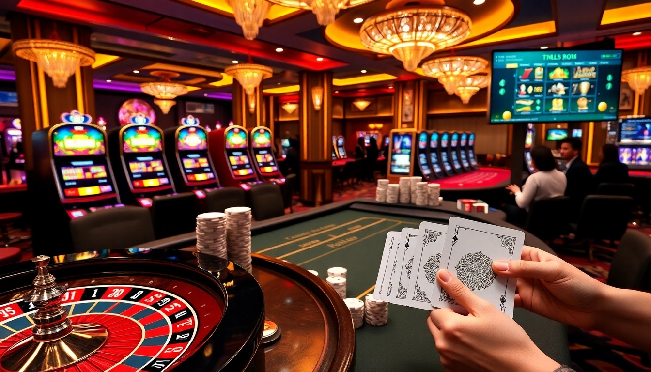 Experience the thrill of TT88 casino games with vibrant tables and exciting gameplay.
