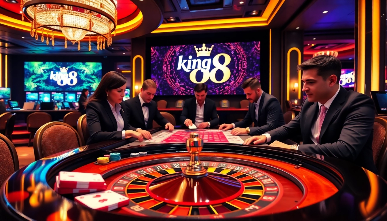 Experience the excitement of king 88 at the luxurious casino with vibrant games and high-stakes action.