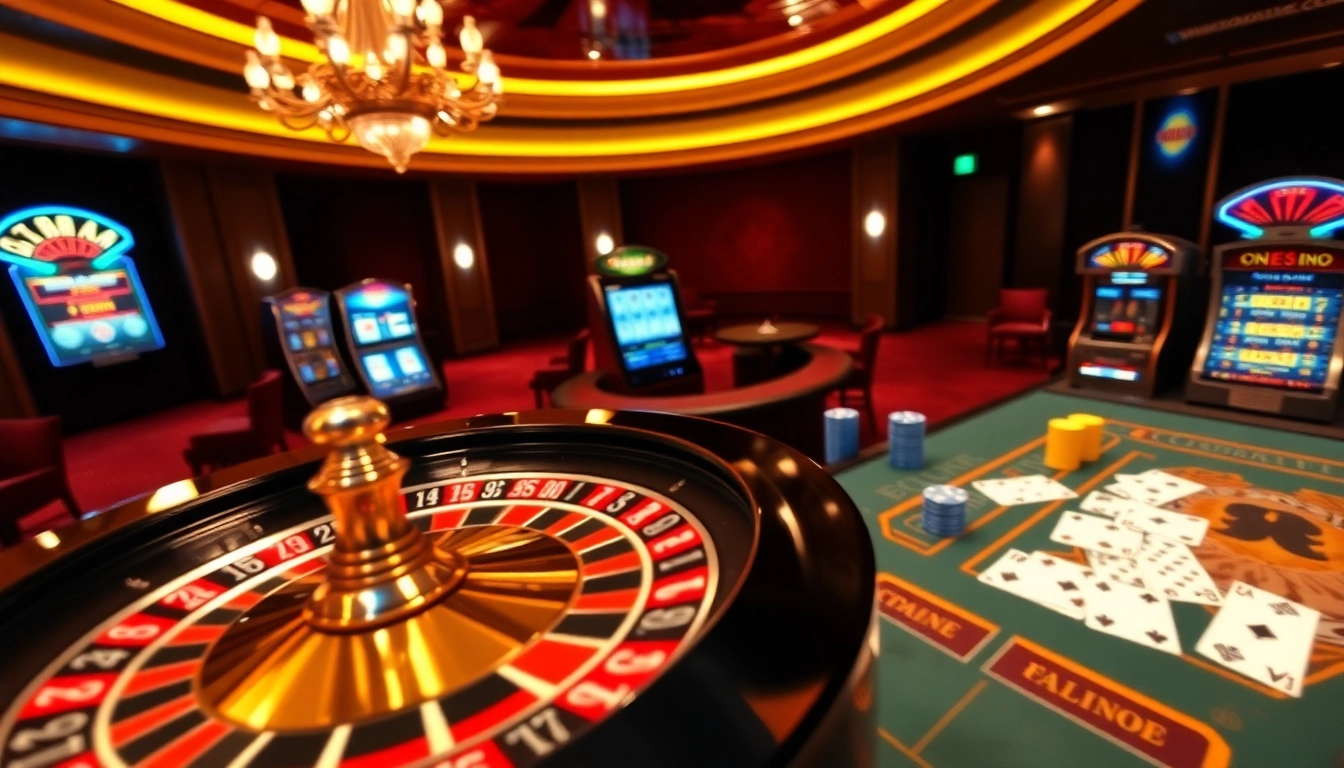 Open88 offers an exciting casino experience with roulette wheels and poker tables.