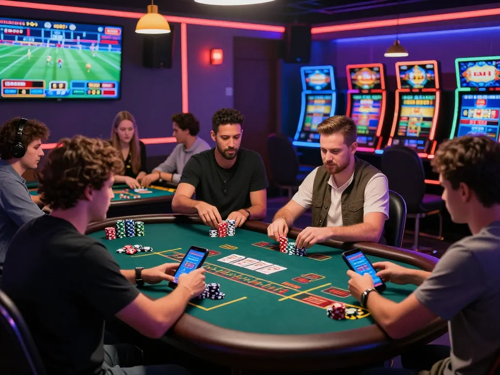 Players immersing in the exciting atmosphere of 789bet vip online gambling experience.