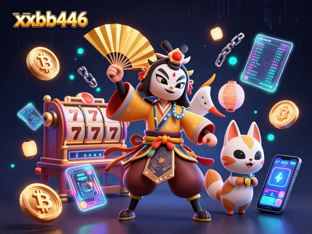 Experience the excitement at xxbb446 with vibrant casino elements and 3D characters.