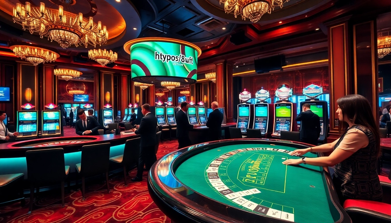 Experience the excitement at https://fly88.wtf/ with professional gamblers at a lavish casino.