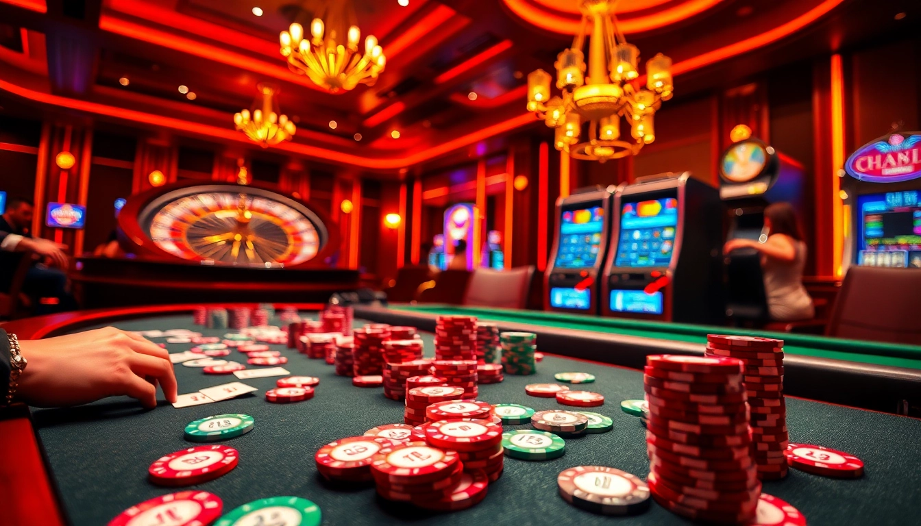 Experience thrilling gameplay at TG88 with vibrant casino tables and exciting roulette action.
