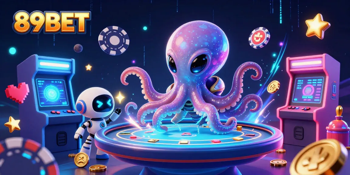 Engage in thrilling gameplay at 89BET with vibrant 3D characters and casino elements.