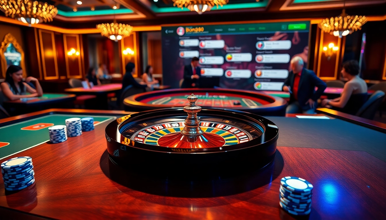 Experience the thrill of gaming on http://bong88.review/ with interactive casino tables and players immersed in betting.