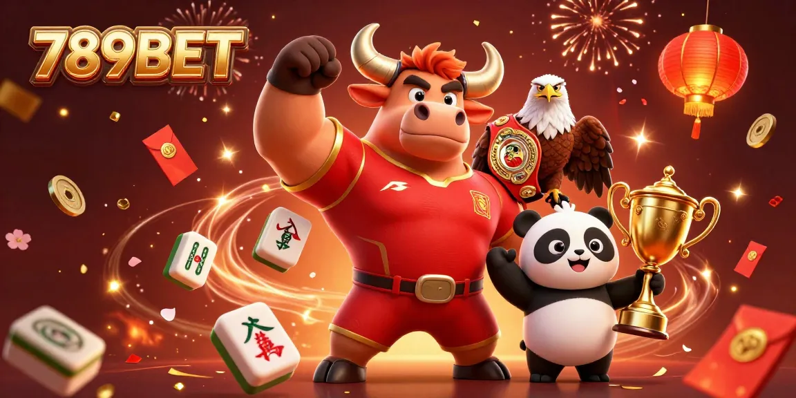 Experience the thrilling action at 789BET with this dynamic casino celebration illustration featuring iconic characters and game elements.
