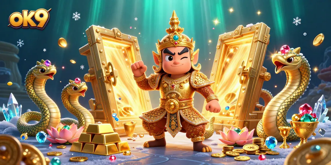 Join the excitement at ok9 as the guardian oversees a treasure of gaming possibilities amid a vibrant casino scene.