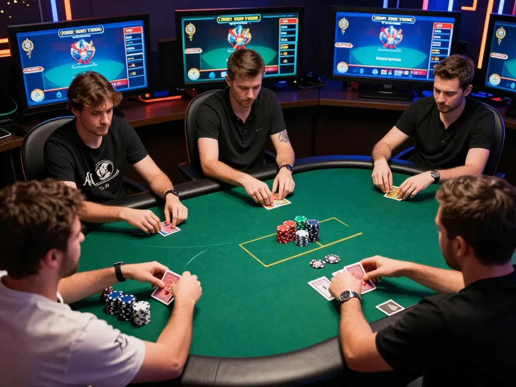 Engaging poker session on Luck8com showcasing immersive online gameplay with vibrant graphics.