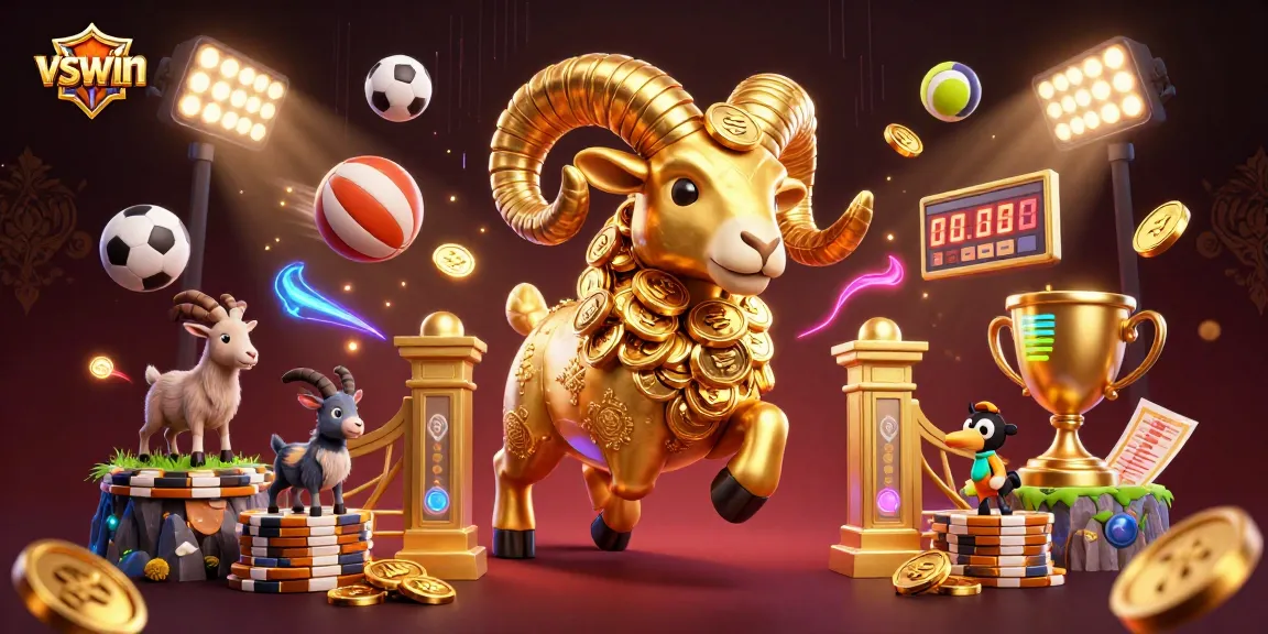 Engage with exciting betting action on vswin with a dynamic casino scene showcasing energetic 3D characters.