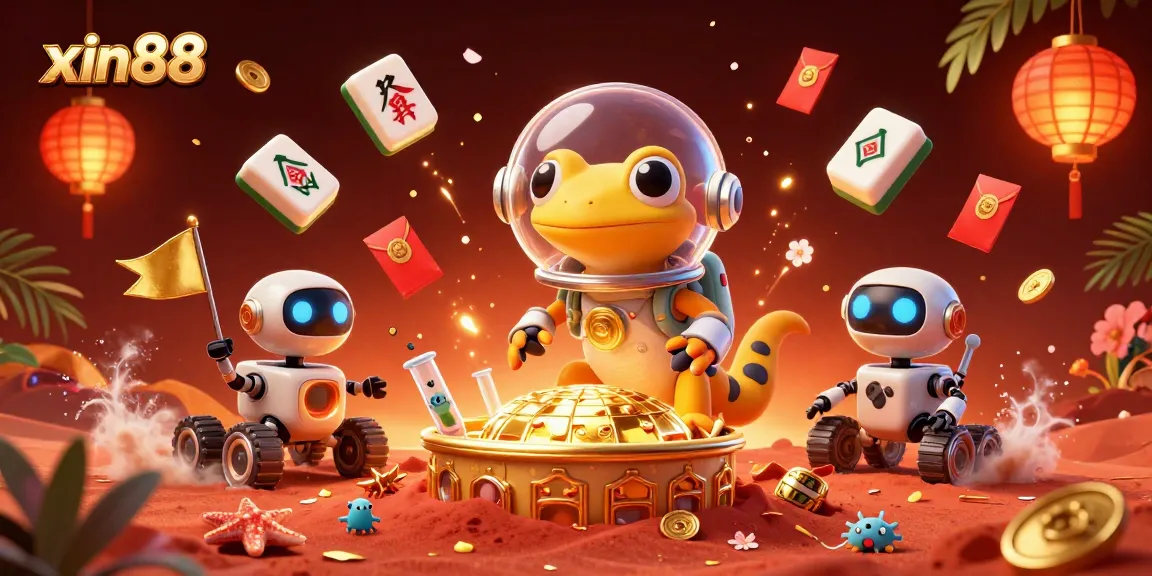 Join the excitement at xin88, where a Martian gecko unearths a golden casino filled with thrilling games.
