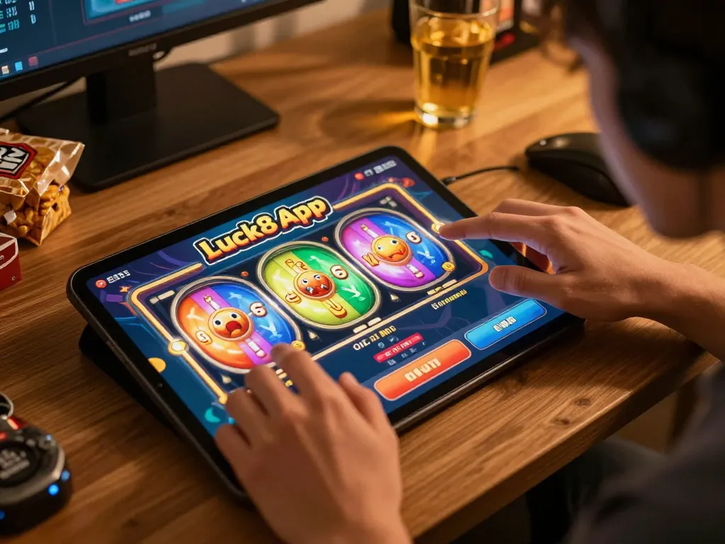 Action-packed gaming on the Luck8 trang chủ app with vibrant display and cozy atmosphere