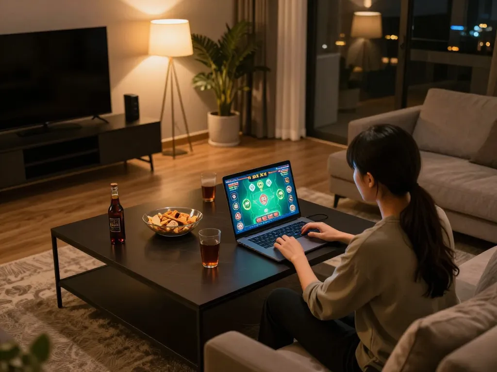Tài Xỉu online gaming experience at home with an engaging atmosphere