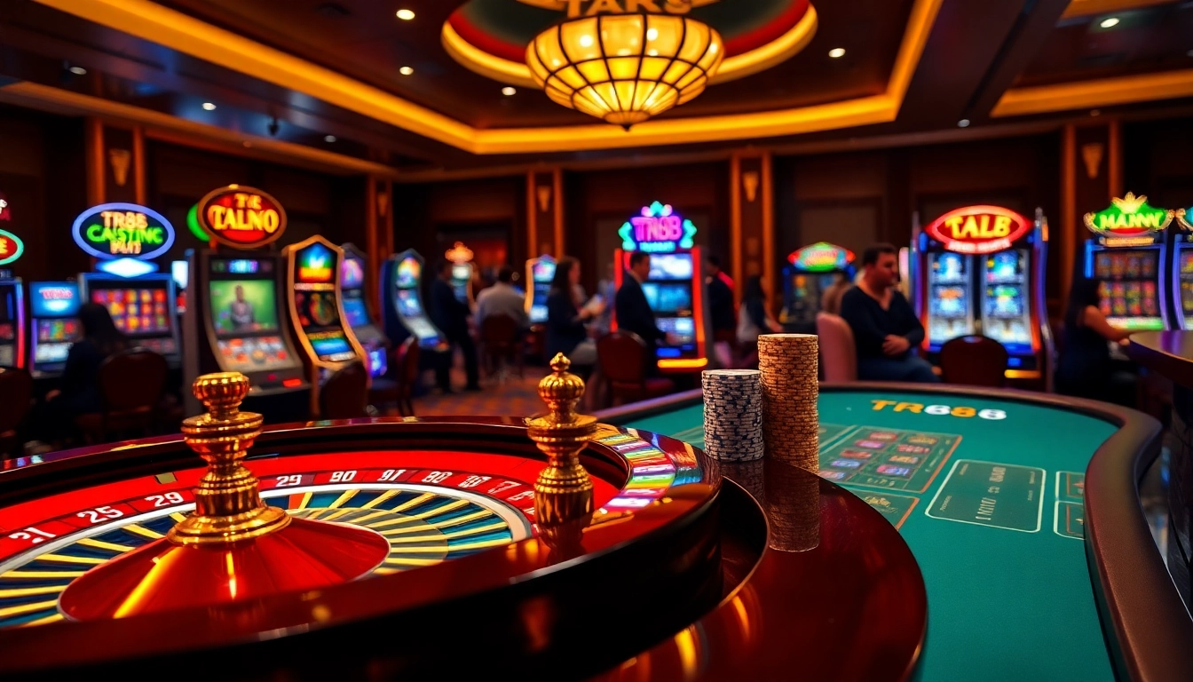 Experience the excitement of TR88 with high-stakes poker and vibrant casino games.