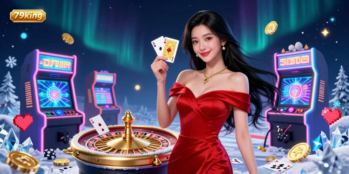 Experience the excitement of 79king with a stunning casino illustration showcasing games and elegance.