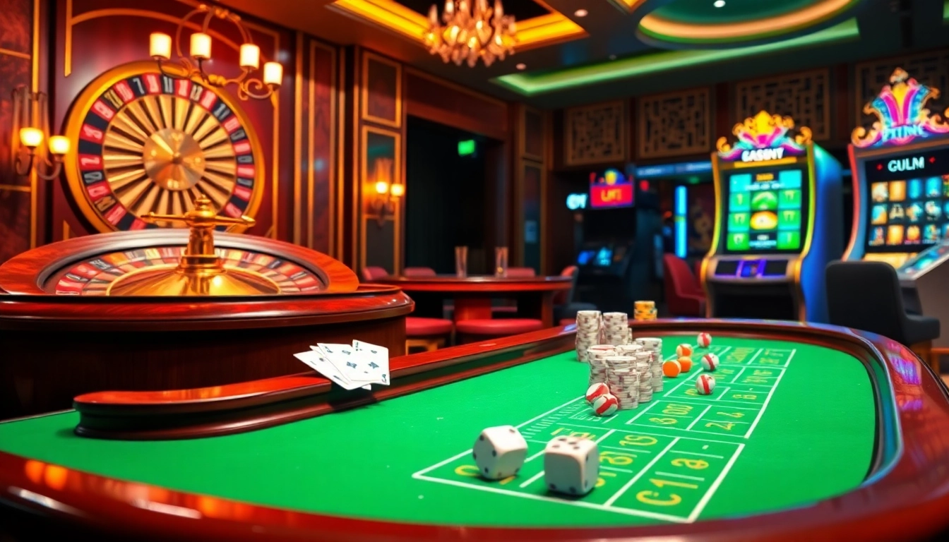Engage in thrilling games at https://dagaz.com.co/, showcasing vibrant casino elements and professional ambiance.