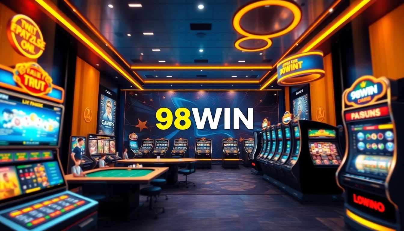 98WIN online gambling platform showcasing live sports betting and casino games.