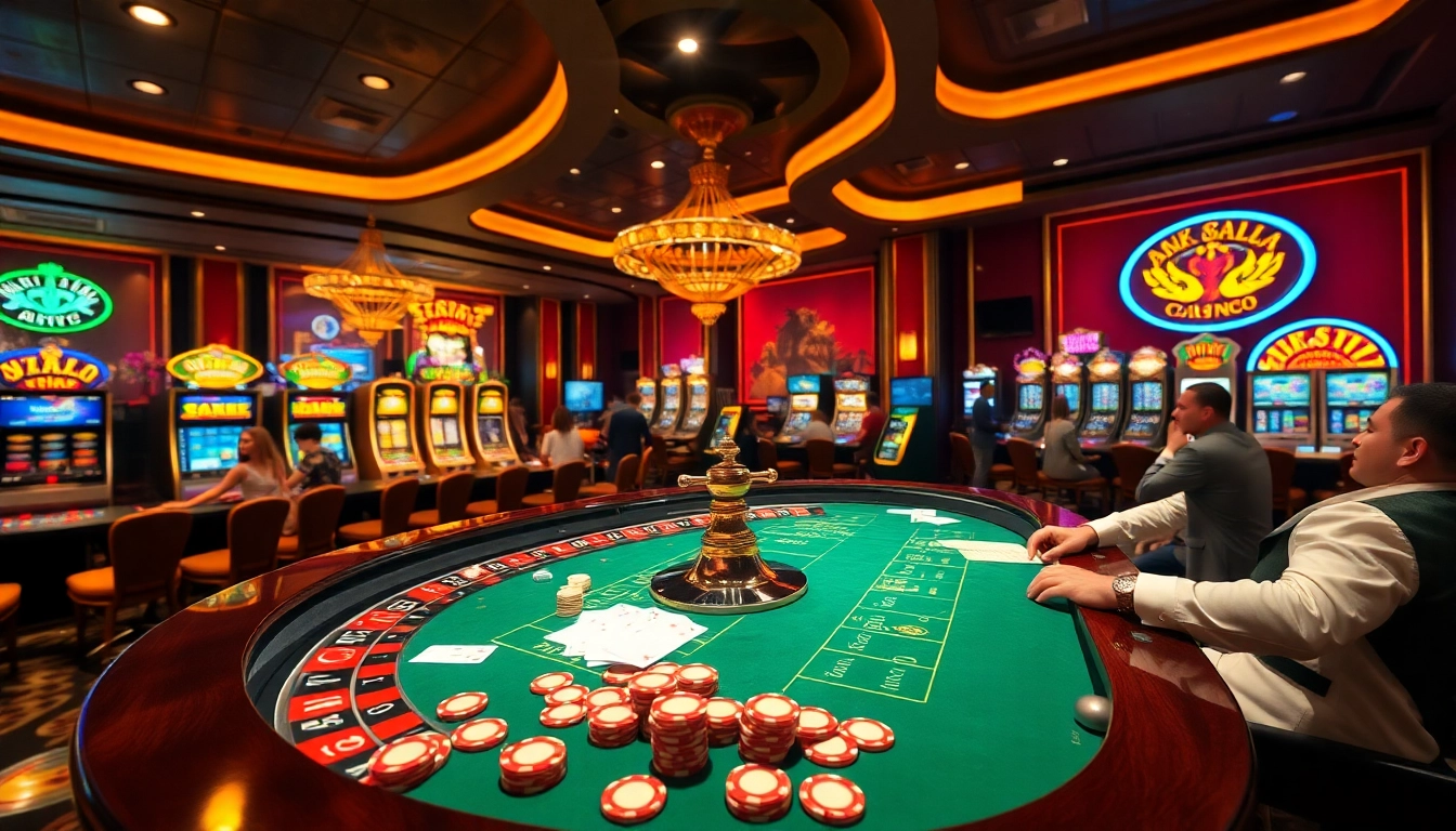 Exciting scene of players at the roulette table, showcasing the thrill of trang chủ nk88 gambling.