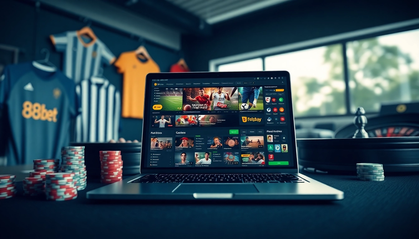 Engaging display of 888b.bet online betting interface with vibrant colors and sports graphics.