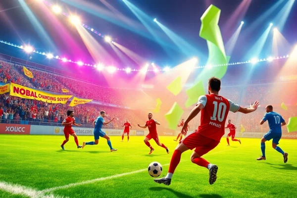 Xoilac TV offering live football streaming experience at joemadfan.com with high-energy soccer action.