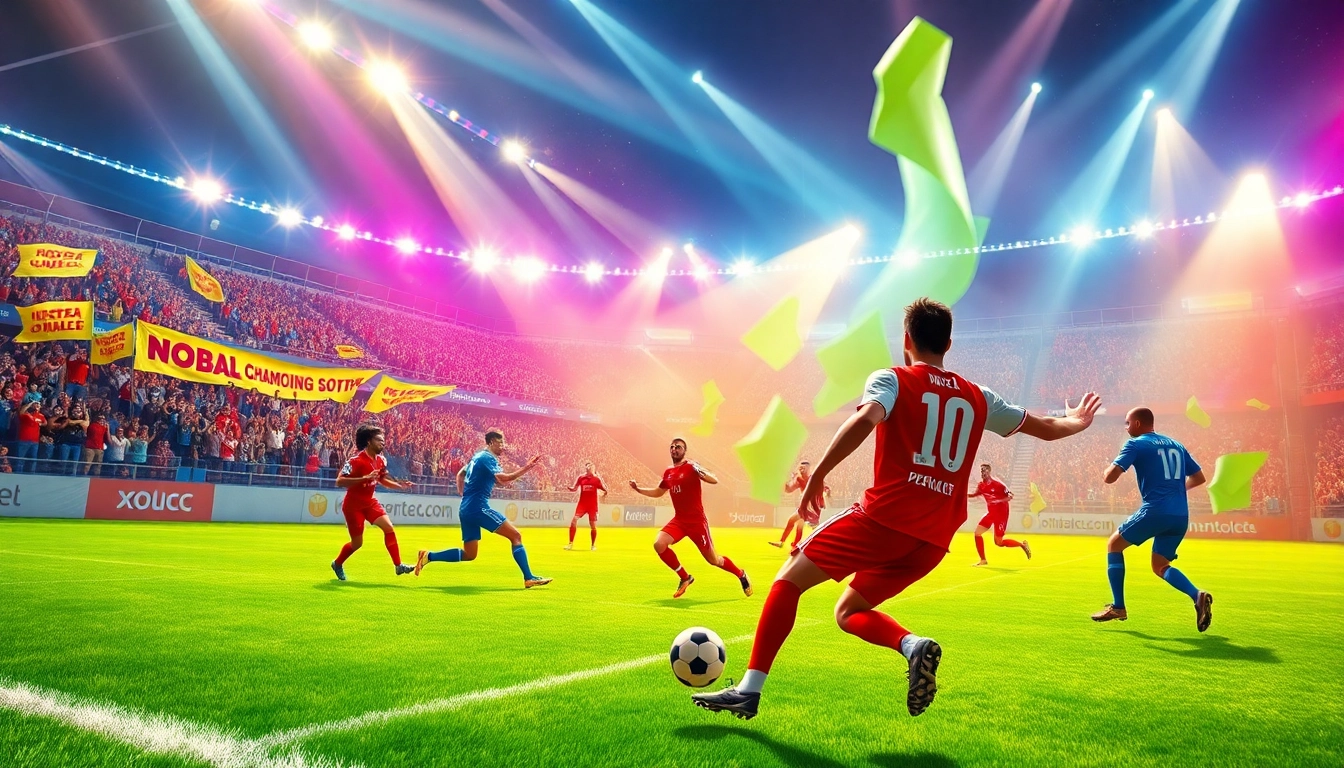 Xoilac TV offering live football streaming experience at joemadfan.com with high-energy soccer action.